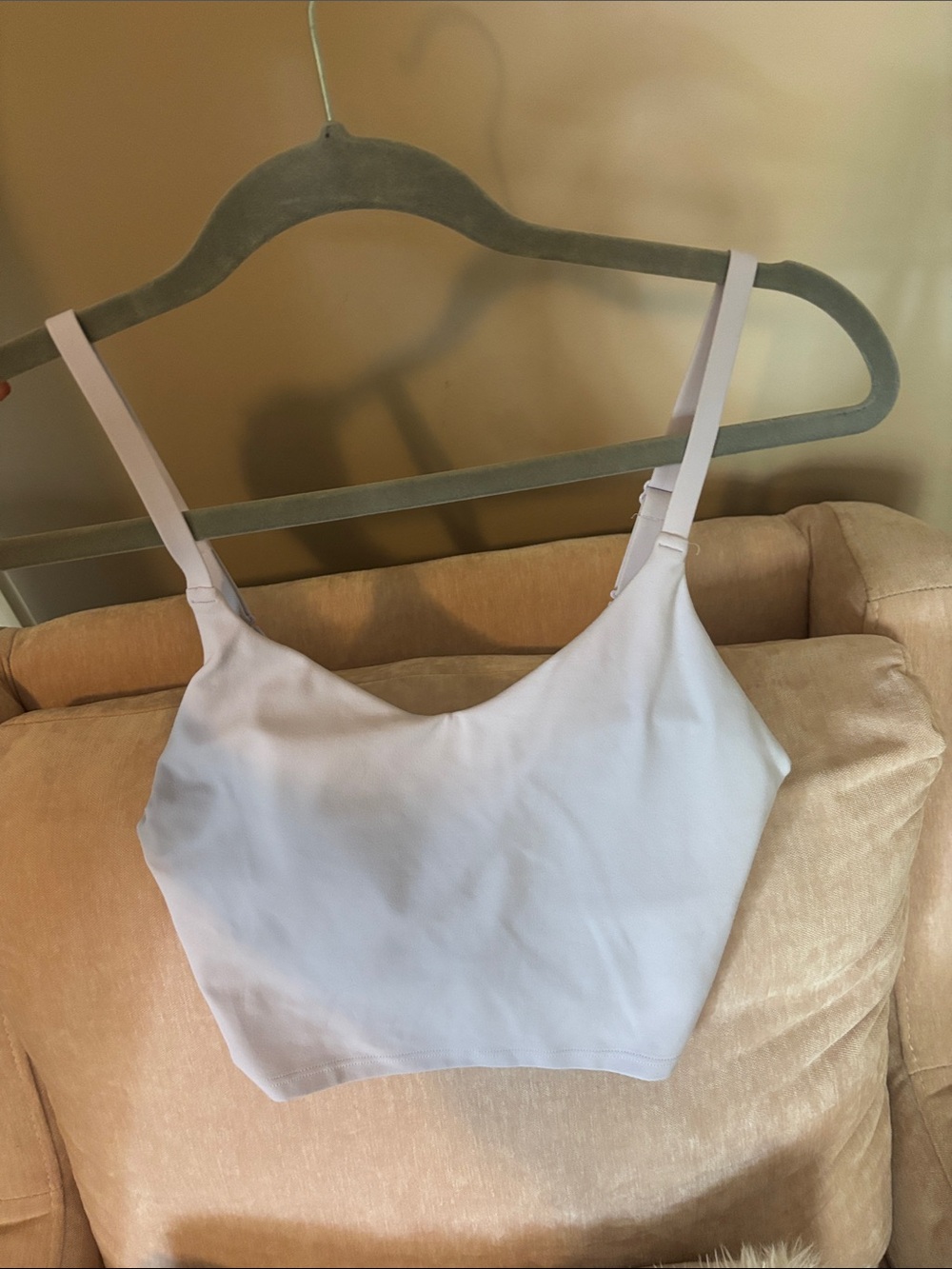Athleta Women’s White Cropped Cami Top - Classic Adjustable Straps
